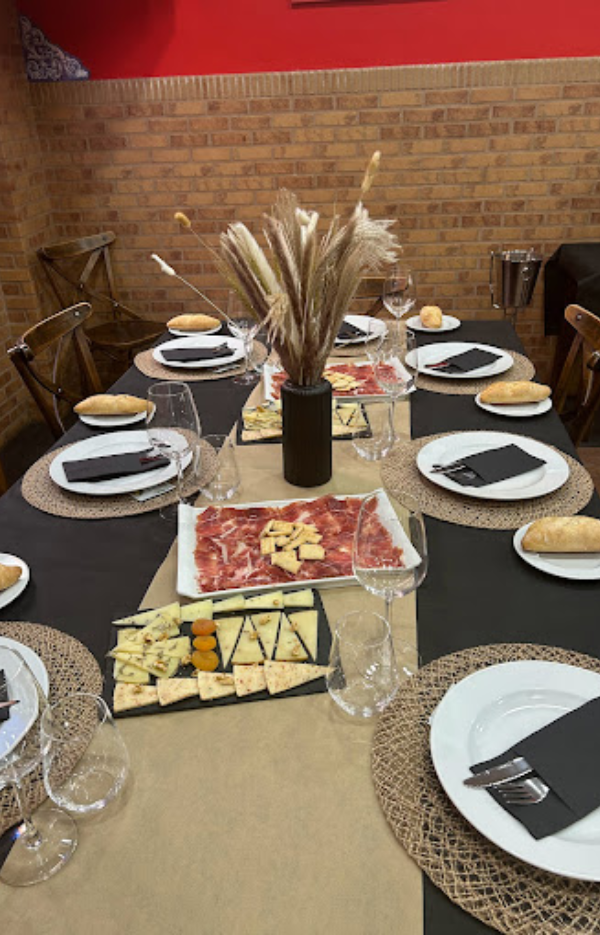 mesa con queso